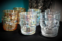 Glass Skull Whiskey Glass