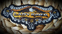 Lady Rider Biker Badge Patch