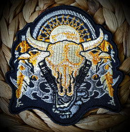 Animal Carcass Biker Badge Patch