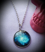 Galaxy Cabochon Steel Necklace