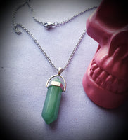 Green Aventurine Crystal Necklace