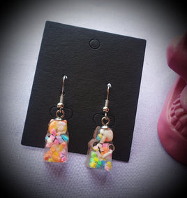 Gummy Bear Sprinkle Earrings