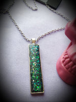 Resin Glitter Necklace