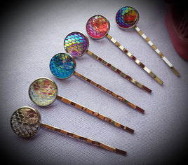 Mermaid Scales Hairclip ~ Sold Individually