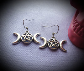 Triple Goddess Earrings