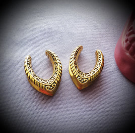 Ornate Ear Saddles ~ Pair