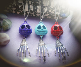 Jack Skellington Skeleton Hand NBC Necklace