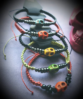 Howlite Skull Bracelet