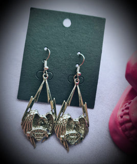 American Biker Eagle Earrings