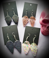 Coffin Resin Earrings