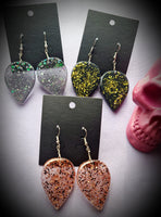 Leaf Drop Resin Earrings