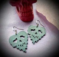 Dripping Skull Earrings