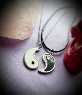 Yin Yang Friendship Necklace Set