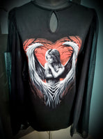 Angel Despair Bat Wing Ladies Top