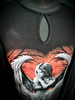 Angel Despair Bat Wing Ladies Top