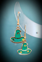 Witchy Hat Resin Earrings