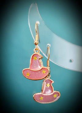Witchy Hat Resin Earrings