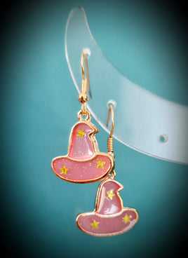 Witchy Hat Resin Earrings