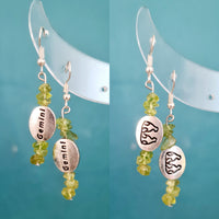 Zodiac Gemstone Earrings