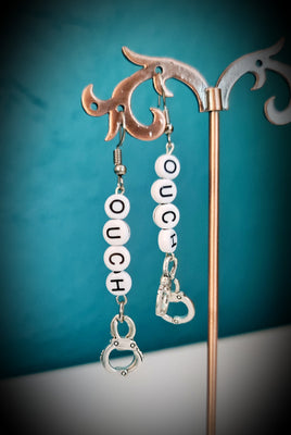 Ouch Handcuffs Earrings
