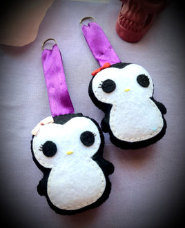 Penguin Plushie Keyring Handbag Charm