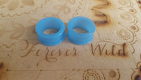 Silicone Tunnels With Rim ~ Pair