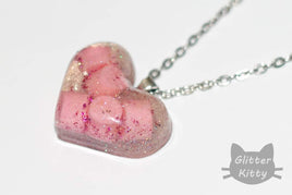 Sweethearts Resin Heart Necklace