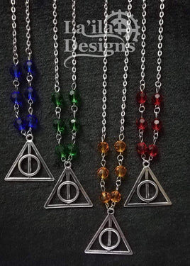 Deathly Hallows House Pride Harry Potter Necklace