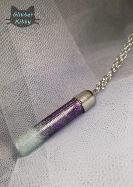 Metallic Cylinder Necklace