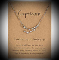Aries Zodiac Constellation Necklace