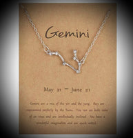 Aries Zodiac Constellation Necklace