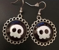 Kawaii Skull Earrings