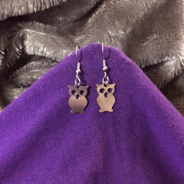Owl Steel Earrings