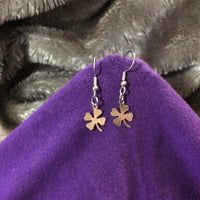 Four Leaf Clover Steel Earrings