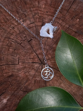 Om Crystal Necklace