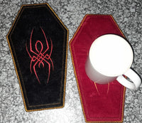 Coffin Mug Rug