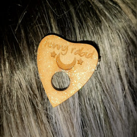 Ouija Planchette Hair Clip ~ Sold Individually