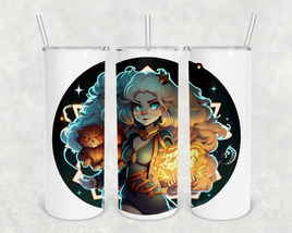Leo Zodiac Witch Tumbler