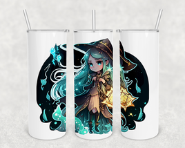 Aquarius Zodiac Witch Tumbler