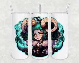 Aries Zodiac Witch Tumbler