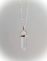 Clear Quartz Crystal Necklace