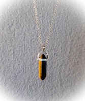 Tiger Eye Organic Crystal Necklace