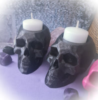 Geometric Skull Candle Holder