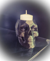 Geometric Skull Candle Holder