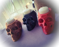Geometric Skull Candle Holder