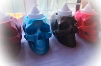 Geometric Skull Candle Holder