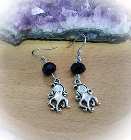 Teeny Octo Beaded Earrings