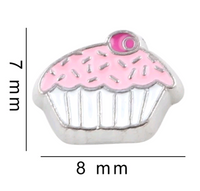 Cupcake Floating Charm