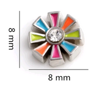 Colourful Flower Floating Charm