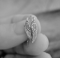 Tiny Angel Wing Earrings